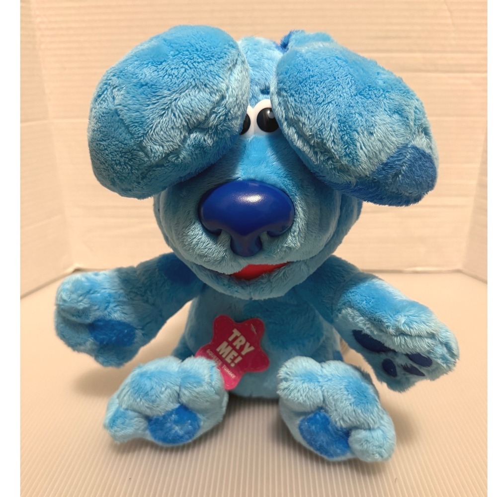 Nickelodeon Blues Clues & You Peak A Blue 10in Blue Excellent Interactive WORKS